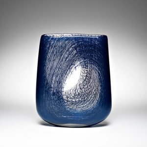 Andrew Baldwin, Mini void 5, blown glass H 14 x W 19 x D 4cm, made in South Australia, photo Michael Haines