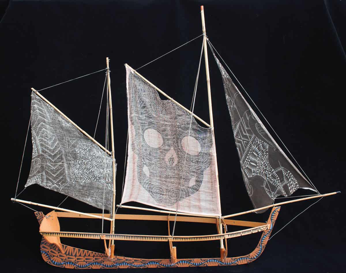 Glen Mackie 'Storyboat' based on his great great grandfather's pearl lugging history