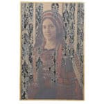 Jordan River Foundation. jpg , Turath,  2016, Printed fabric, cotton thread , wood frame, dimension:  72*102 cm, Photo: Jordan River Foundation