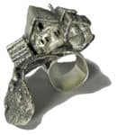 Saskia Levy, Shtetl, 2015, oxidised sterling silver, 5 x 6.5x 4.2cm, photo: Saskia Levy