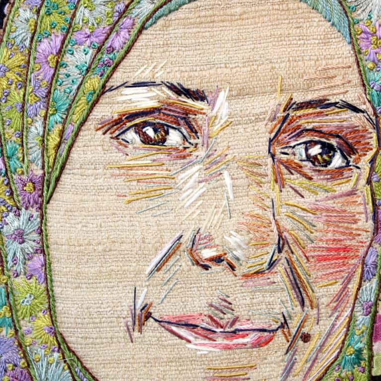 Susie Vickery Embroidery portraits | Garland Magazine