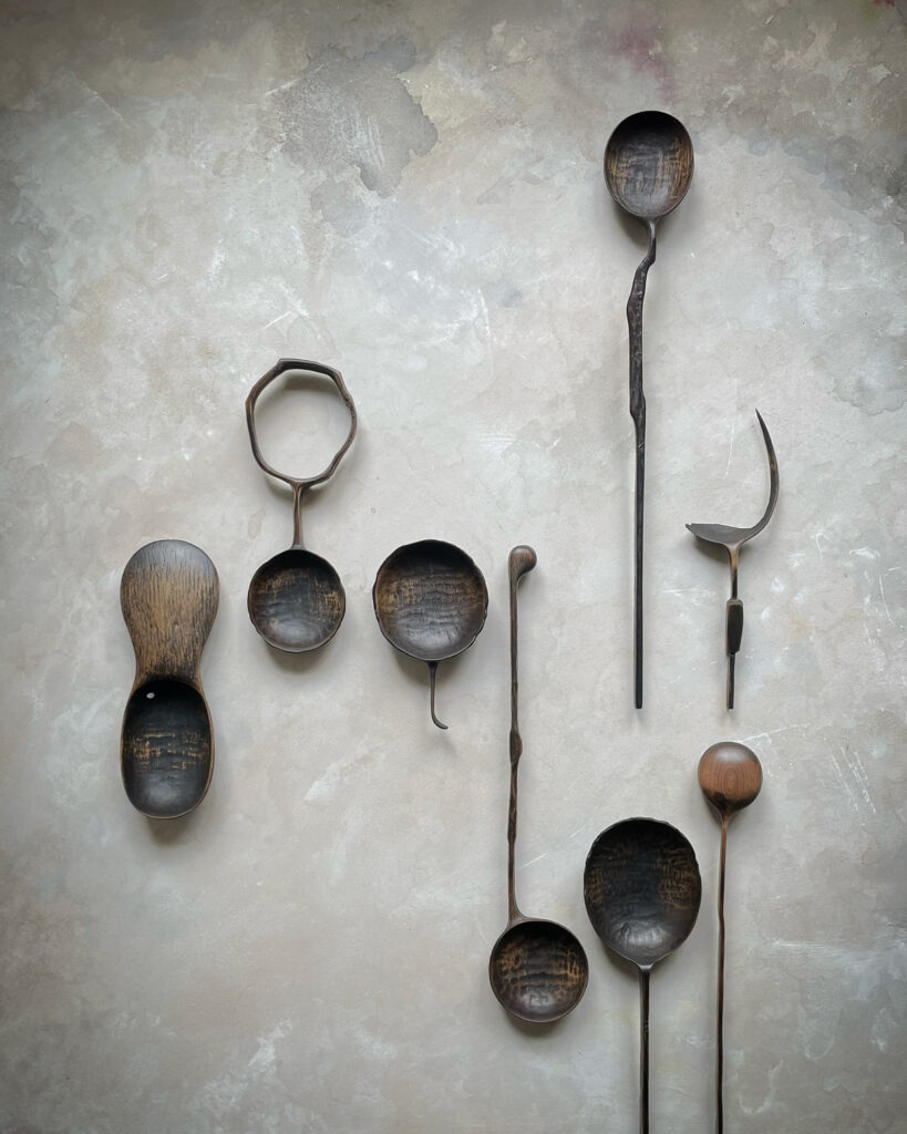 Marie Eklund, 2024, hand carved wooden spoons; photo:Marie Eklund